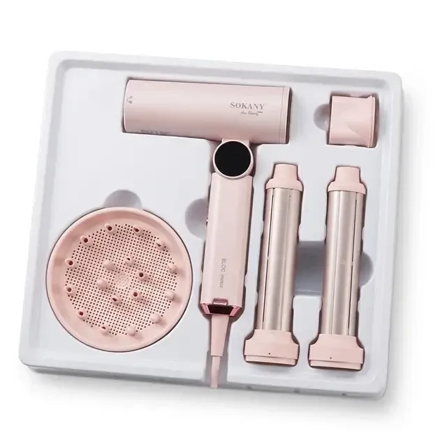 Фен для волосся SK-14042 складний, іонізація, 2 швидкості, 3 режими, компактний, дорожній Одеса - фото 4