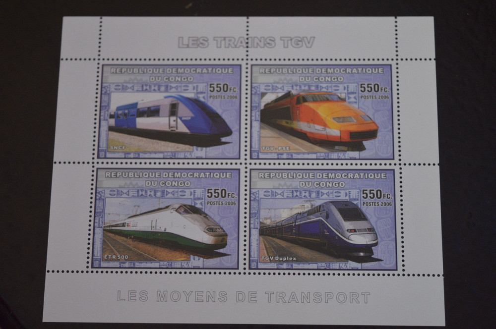Конго. Транспорт. Блок. 2006 рік (В-7) Полтава - фото 1
