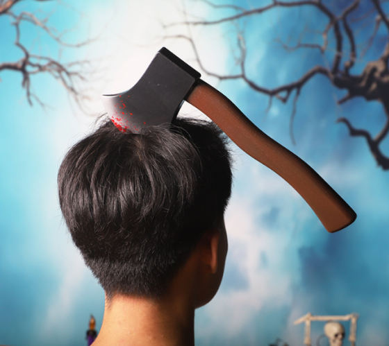 Обруч для Хэллоуина Топор one size разноцветный Киев