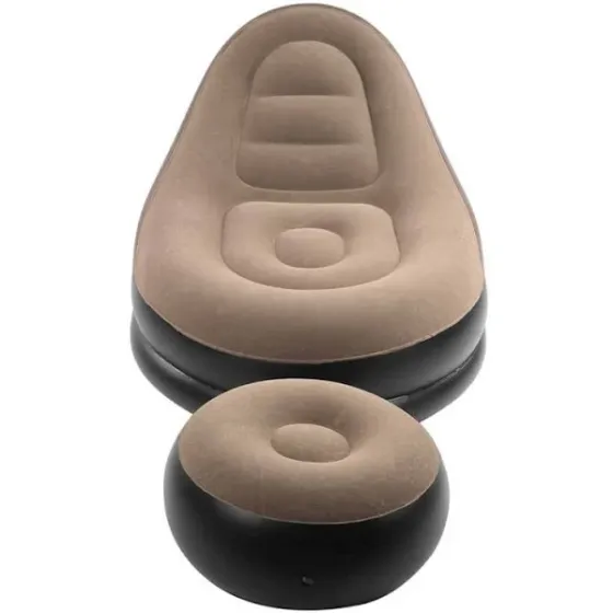 Надувное кресло с пуфом-подставкой для ног AIR SOFA 8783 пт Киев