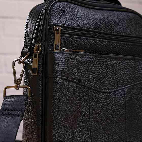 Мессенджер чоловічий шкіряний Чорний (Vintage) Київ