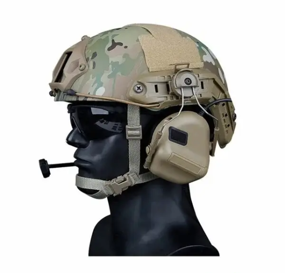 Адаптер для шлема кронштейн для гарнитуры Peltor Comtac (Оливковый) Киев