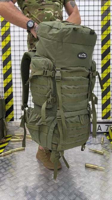Рюкзак 100л олива Одеса - фото 7