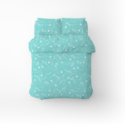 Постільна білизна Home Line Волошки бірюзовий, бязь, полуторний (181396) Вінниця - фото 2