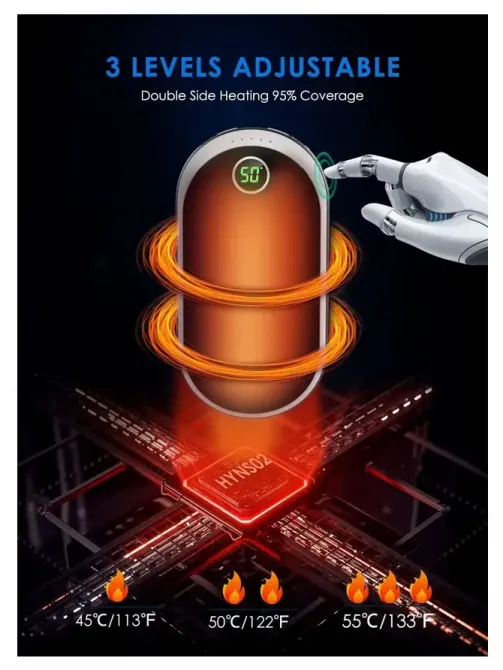 Акумуляторна грілка для рук AJVV HYNS02 Луцьк - фото 2