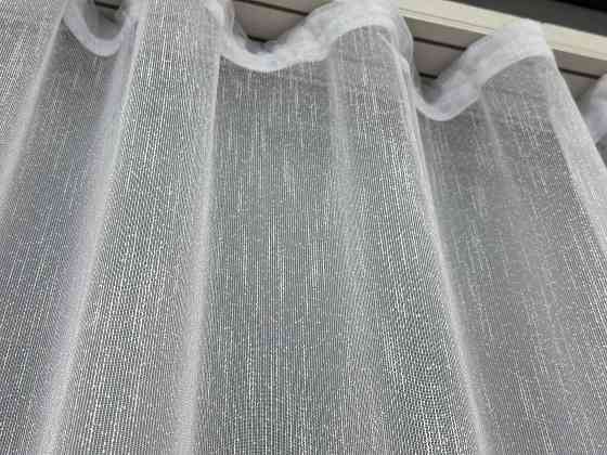 Тюль VR-Textil 1495т Льон Дощик білий 400х270 см (42-0357) Київ