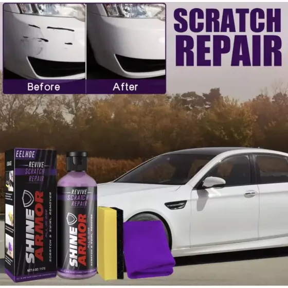 Полироль против царапин Shine Armor / Безводный воск для ухода Коломыя