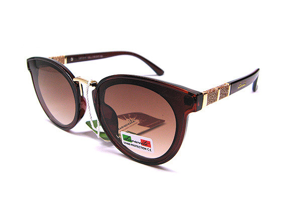 Очки солнцезащитные женские коричневые Louweite Киев - изображение 1