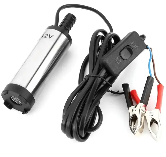 Погружной электрический насос для перекачки дизельного топлива 12V от прикуривателя Коломыя