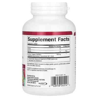 Трави Natural Factors Журавлинний супер концентрат, 500 мг, CranRich, 90 гелевих кап (NFS-04514) Вінниця