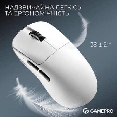 Мышка GamePro Asgard Odin 8K Wireless/USB White (GM035W) Винница - изображение 2