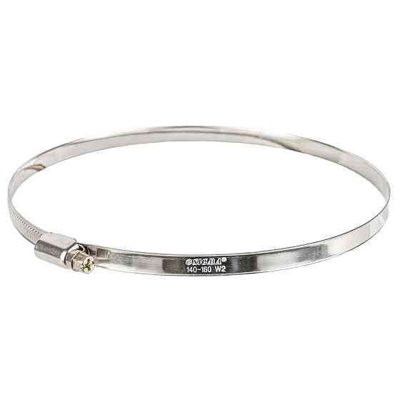 Хомут черв'ячний неіржавкий 9 мм D140-160мм 10 шт. SIGMA (2510221) Київ