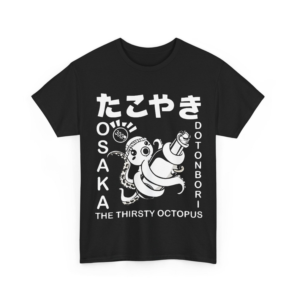 Футболка аниме Джапанесе Стреет Фоод Такойаки оверсайз (S/M/L) Черний AnimeJ0064 Днепр - изображение 8