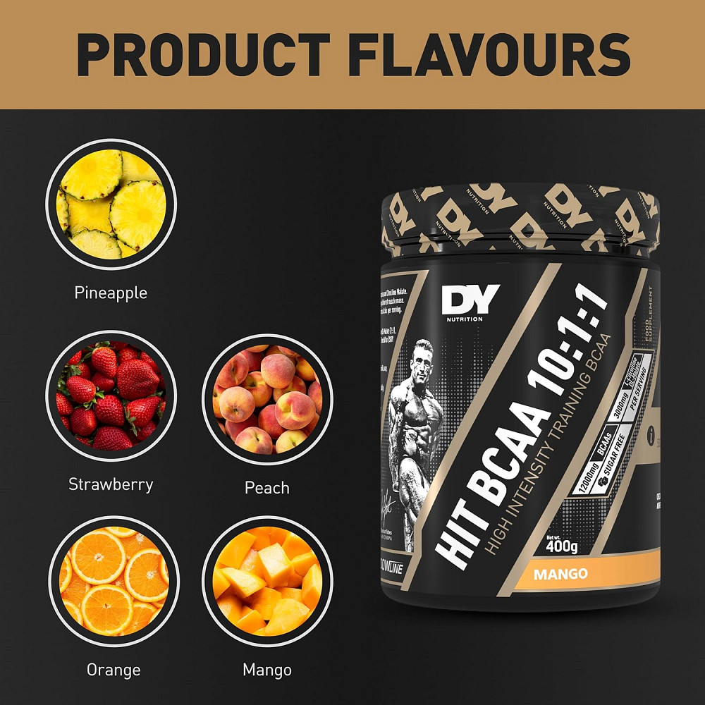 Комплекс аминокислот DORIAN YATES NUTRITION HIT BCAA 10:1:1 400 G (PEACH) Луцк - изображение 2