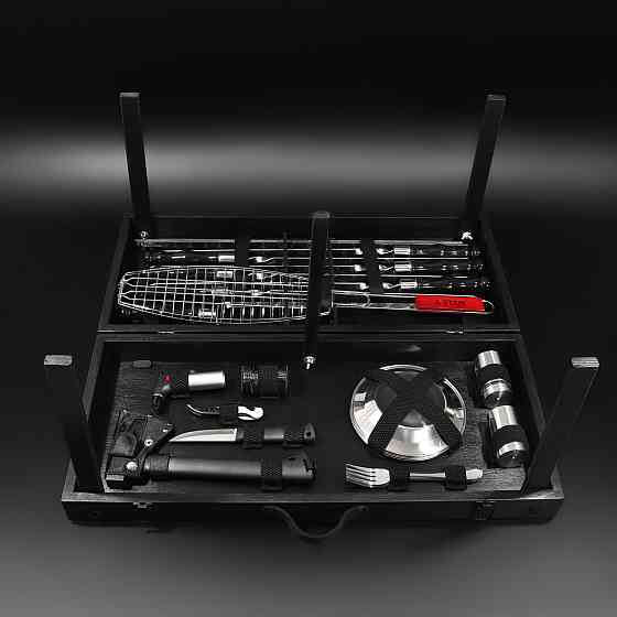 Шампура на подарунок шампури подарункові набори шампурів для шашлику шашличний набір чоловікам у коробці Тернопіль