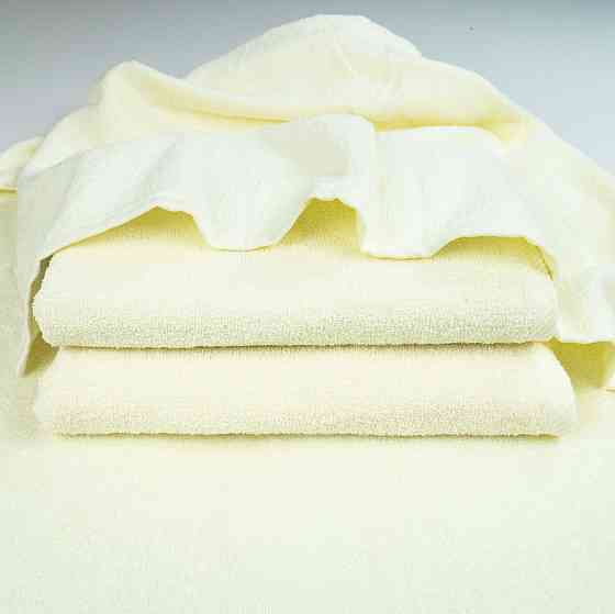 Бавовняний рушник для обличчя GM Textile 50х90см 400г/м2 (Молочний) Суми