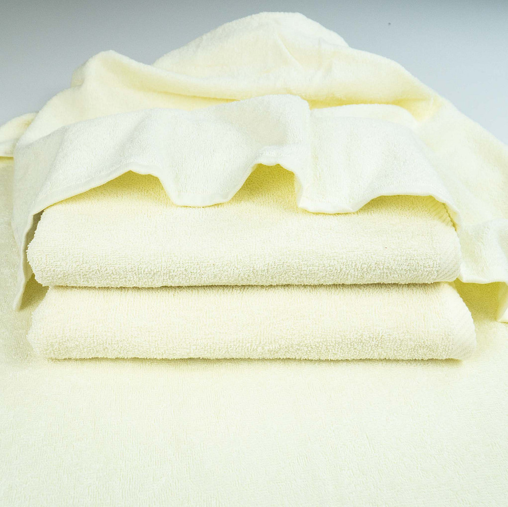 Хлопковое полотенце для лица GM Textile 50х90см 400г/м2 (Молочный) Сумы - изображение 4