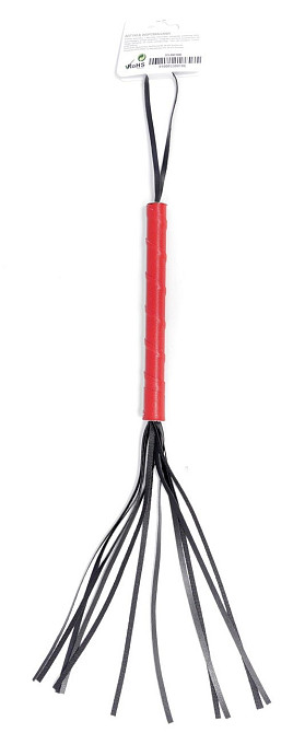 Флогер з колекції Fetish Boss Series - Whip Red and Black (довжина 50 см), BS3300106 Sex Aura Київ - фото 3