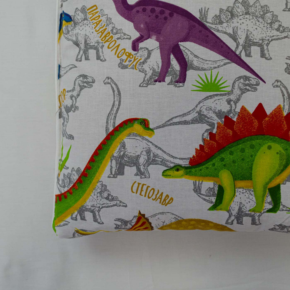 Подушка конопляная детская YouStar 40х60 см чехол 100% хлопок бязь (Белый) Сумы - изображение 3