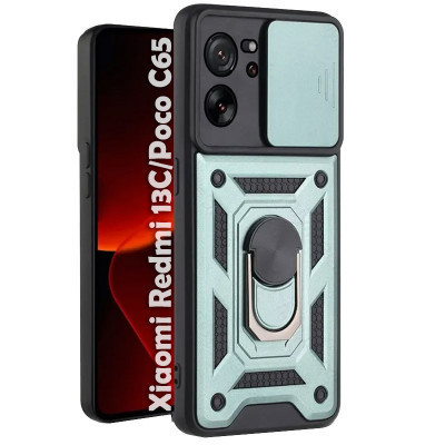Чохол до мобільного телефона BeCover Military Xiaomi Redmi 13C / Poco C65 Dark Green (710563) Вінниця - фото 1