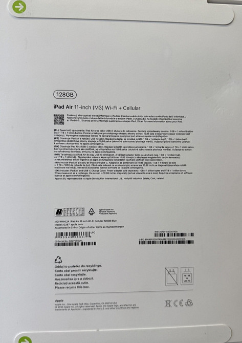 Планшет iPad Air 11 M3 (2025) Wi-Fi + Cellular 128GB Blue (MCFW4) Київ - фото 4