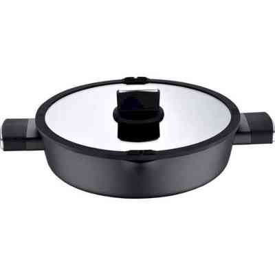 Сотейник Bergner Ion plus з кришкою 28 см (BG-35913-BK) Винница