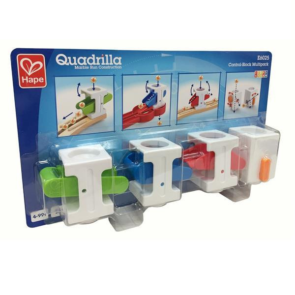 Набір направляючих блоків для конструктора-лабіринту Hape Quadrilla 4 шт. (E6025) Харків - фото 10