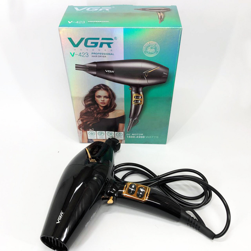 Фен для волос 2 режима температуры VGR V-423, Фен для укладки волос унивесальный Хороший UZ-32 Львов - изображение 6