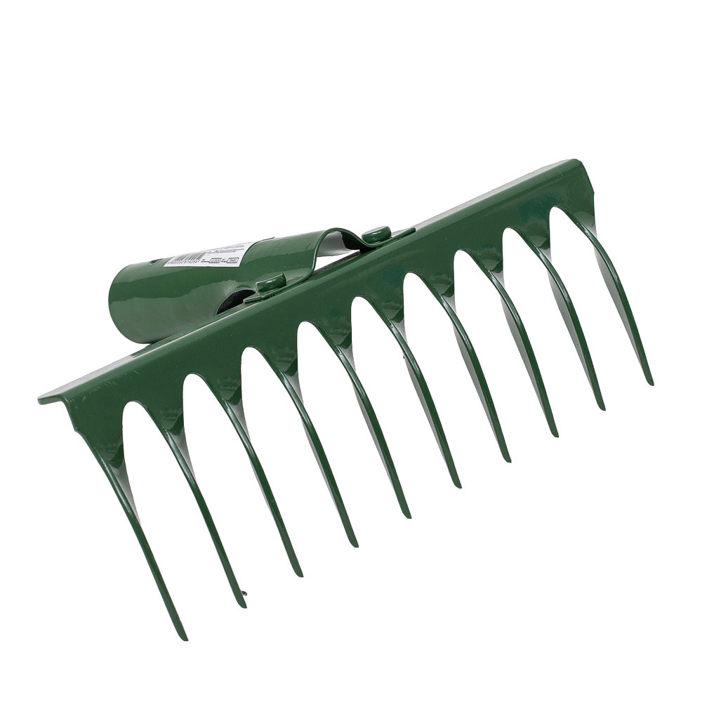 Grad Грабли садовые витые 10 зубцов 265×82мм заклепочное крепление GRAD (5051905) Коломия - фото 4