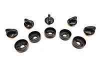 Набір ручок для газової плити Nord з 2012р 5шт чорні Харків