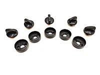 Набір ручок для газової плити Nord з 2012р 5шт чорні Харків - фото 1