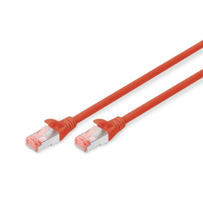 Патч-корд 3м, CAT 6 S-FTP, AWG 27/7, LSZH, red Digitus (DK-1644-030/R) Вінниця - фото 1