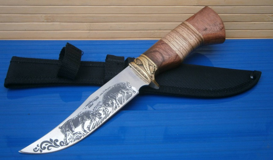 Ніж мисливський "Лось" A760 / 27,5 см / 13 см Дніпро - фото 2