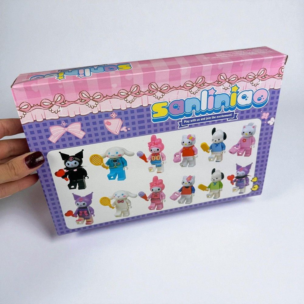Дитячі фігурки конструктор Hello Kitty, набір фігурок лего котики 12 шт ( 25092 ) Харків - фото 4