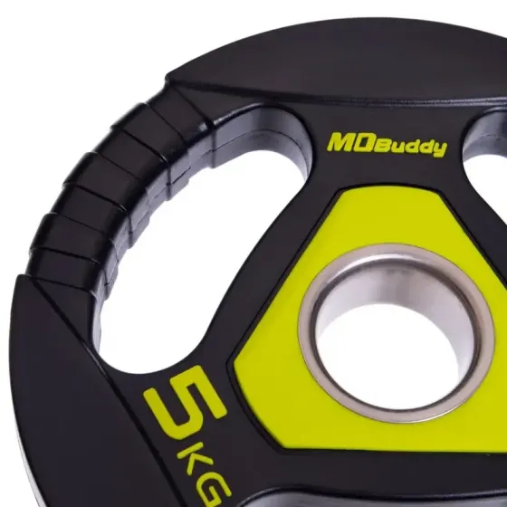 Диск поліуретановий 5 кг на гриф 50 мм Zelart TA-2677-5 Київ