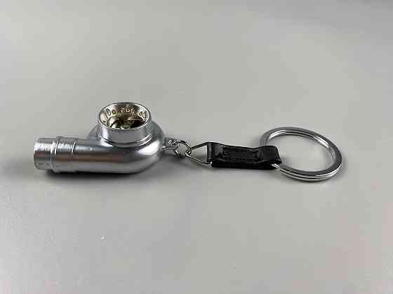 Брелок турбіна ТКР (турбокомпресор), брелок на ключі для водія ТКР сріблястий Мукачево