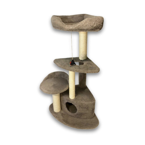 Дряпка Природа Містечко для котів кутова 55х56х117 см Київ - фото 2