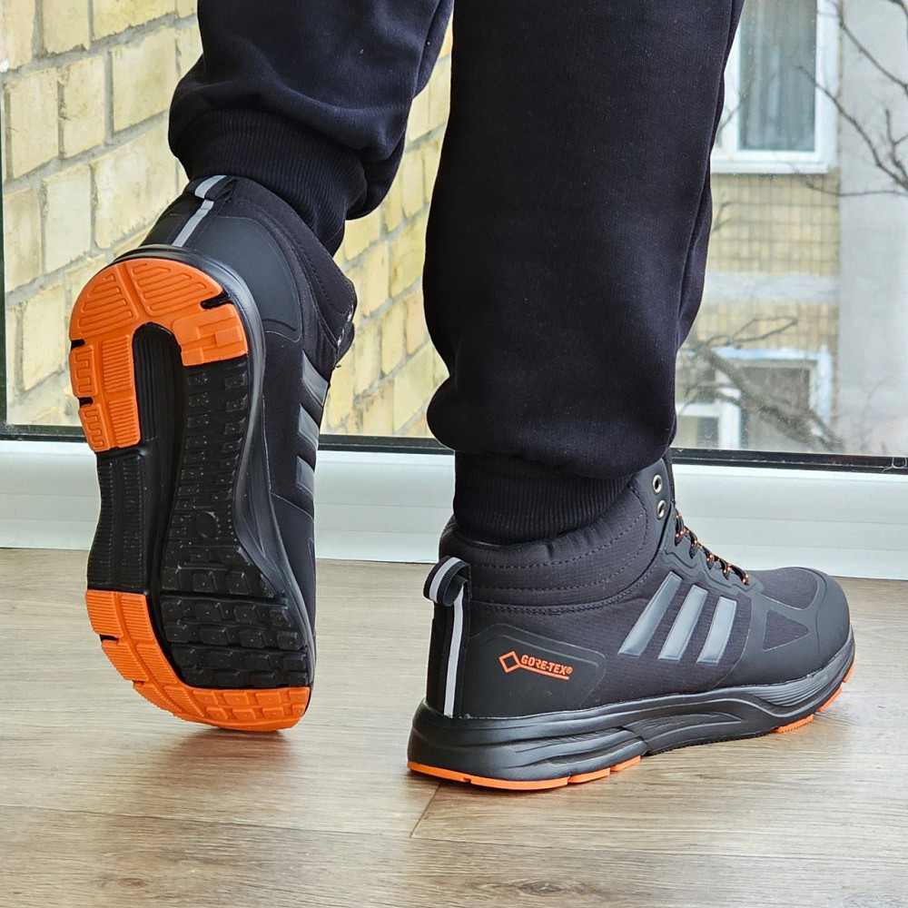 Зимові Кросівки Adidas Terrex GORE-TEX з МЕХОМ Чорні Чоловічі Адідас Гортекс (розміри: 41,42,43,44,45,46) — 4 Дніпро - фото 4