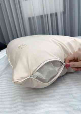 Подушка для сну гіпоалергенна Decorator Wool 50x70х20 см, колір бежевий (84-175) Київ