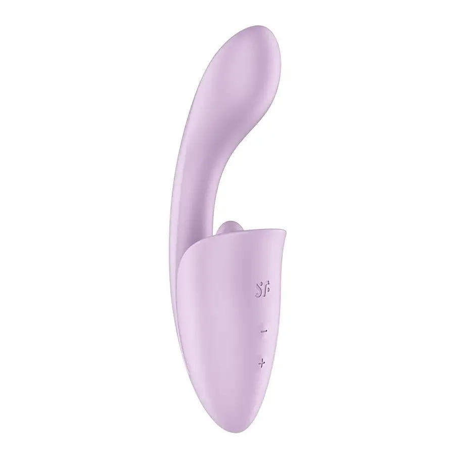 Вагінально-кліторальний вібратор Satisfyer Tongue Expert з язичком Львів - фото 2
