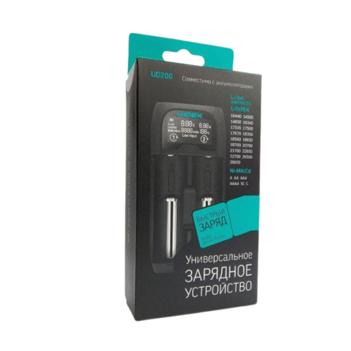 Зарядний пристрій для акумуляторних батарейок універсальний VCH-UD200 Videx Житомир