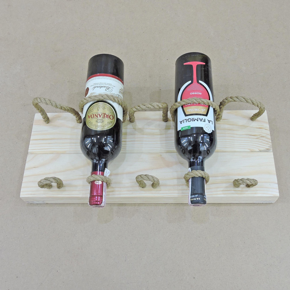 Настенная винная полка 