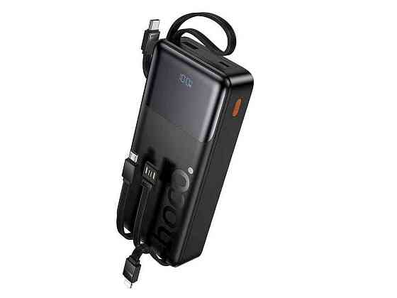 Power Bank 20000mAh J156A 3A/1USB/22.5W/PD20W/LED дисплей/кабель 4в1 (input Type-C) чорний ТМ HOCO Київ