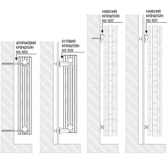 Радіатор біметалевий секційний QUEEN THERM 500/100 VERTICAL/HORIZONTA (кратно 10) Тернопіль