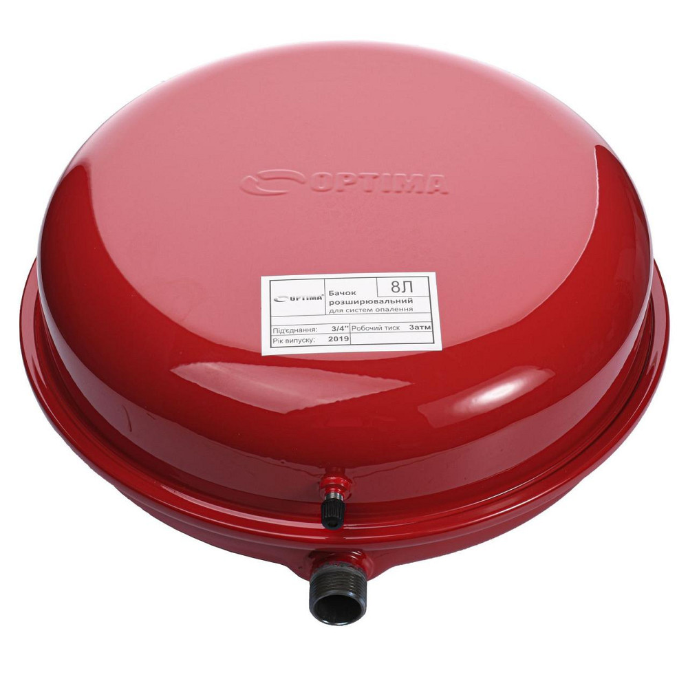 Бак Optima плоский для систем опалення 8л (000003923) Київ - фото 1