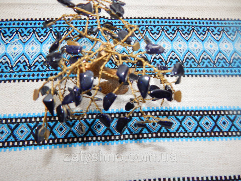 Синя скатертина вишита Київ - фото 10