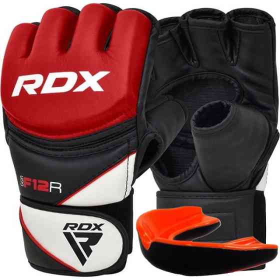 Рукавиці для ММА RDX F12 GGRF Red S (капа в комплекті) Кам'янське