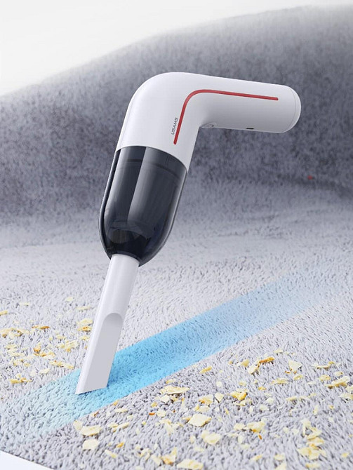 Автомобільний пилосос Usams US-ZB253 Mini Handheld Vacuum Cleaner LEJ Series White Київ - фото 2