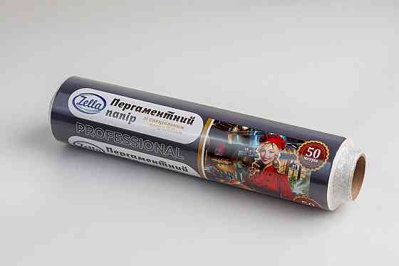 Пергамент для випікання (50 м*38 см) Zella білий силіконовий (1 рул) Харків