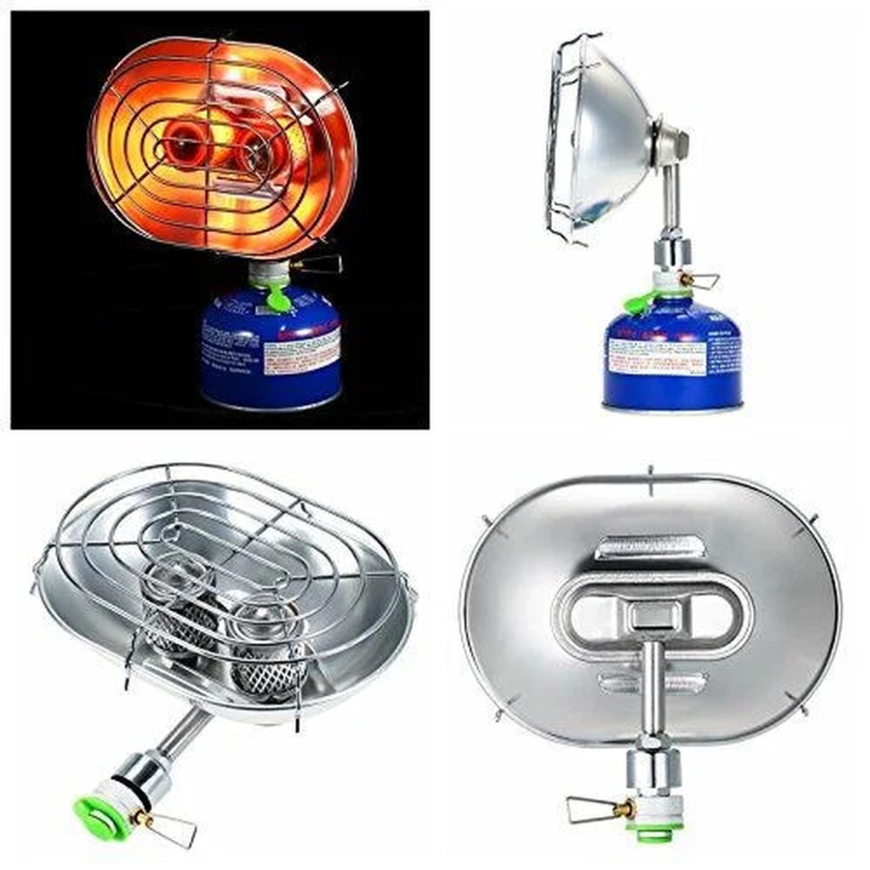 Набор обогреватель газовый BRS-H22 и газовый баллон резьбовой бутановый Quest 450г Винница - изображение 7